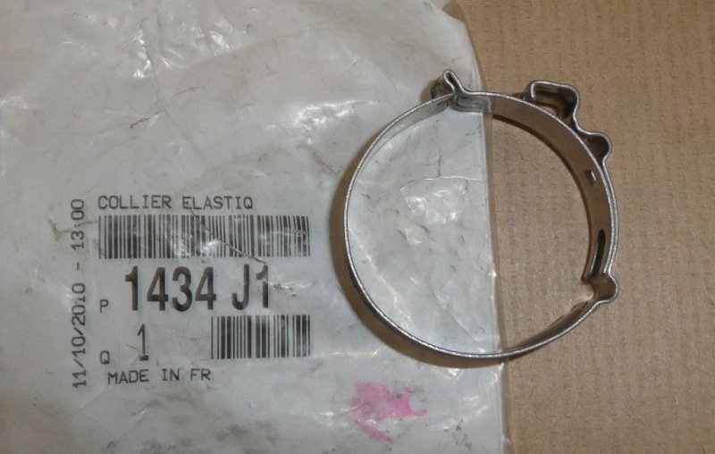 Joint de conduit d'air Citroën Jumper III, 1434.J1, 1434J1