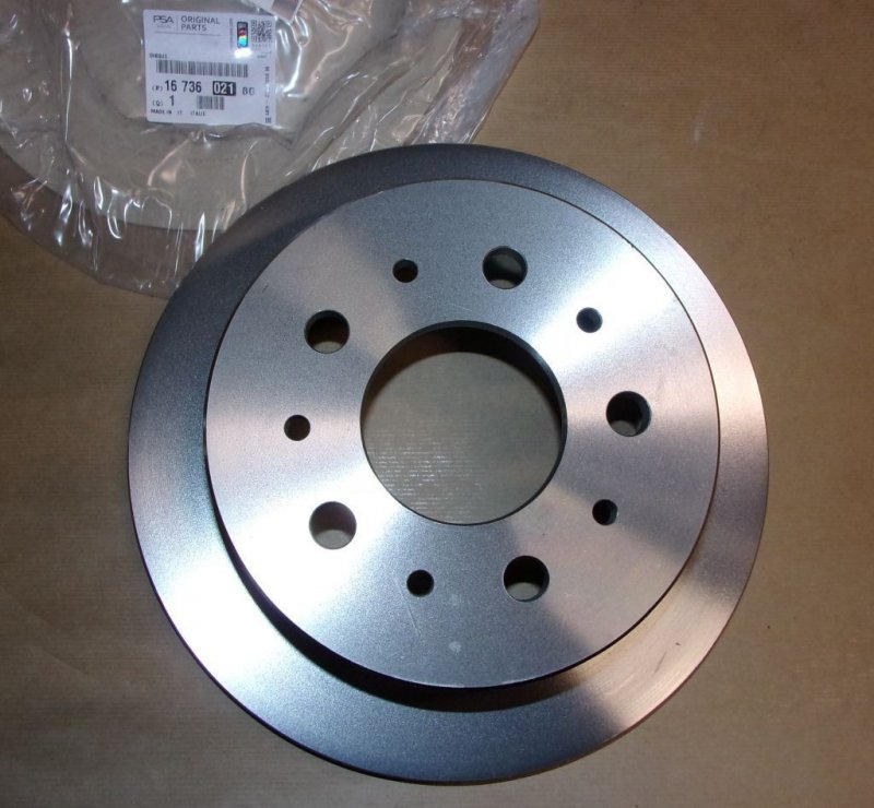 Original  Disque de frein Citroën Jumper III, Peugeot Boxer III arrière 1 pièce non ventilée 1.4 Turbo ,  1673602180