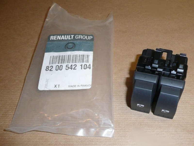 Original  Bouton de levage/abaissement des vitres Renault Clio II , 8200542104