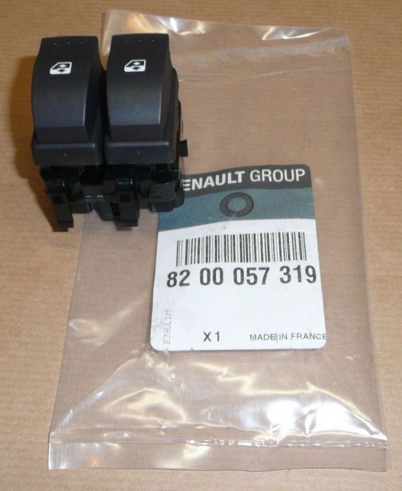 Original  Bouton de levage/abaissement des vitres Renault Trafic II gauche , 8200057319