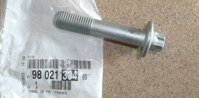 Boulon de roue de distribution Citroën Berlingo II, 9802133480, 9802133480, 