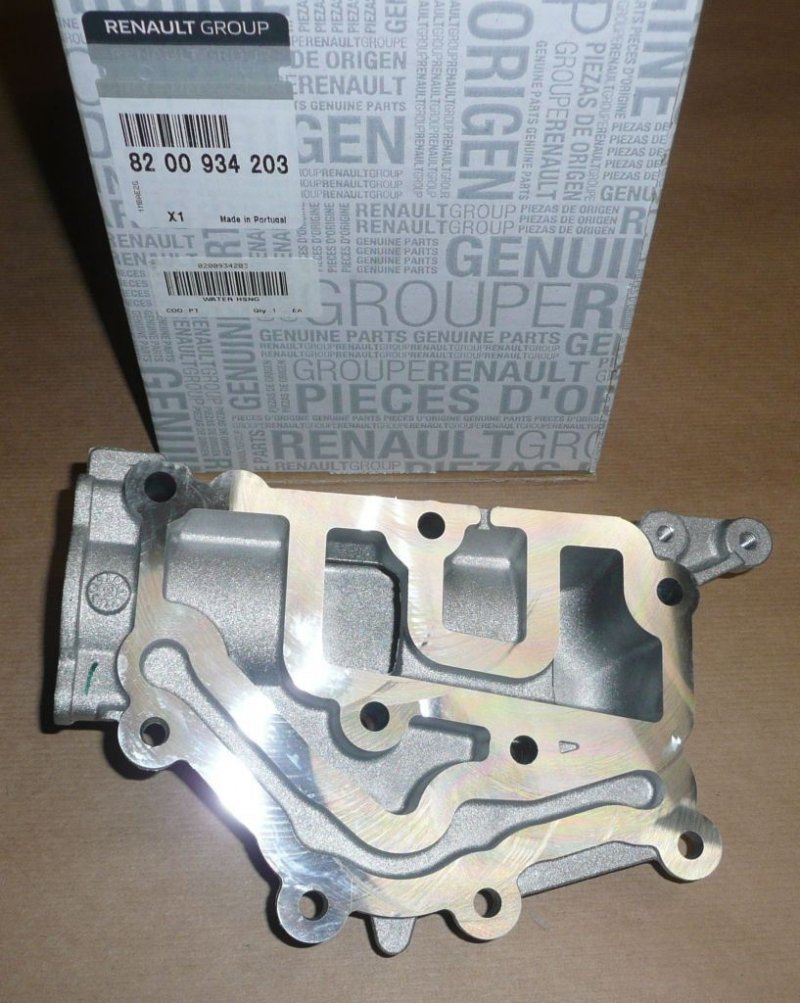 Original  Boîtier de thermostat Renault Megane II en métal , 8200934203