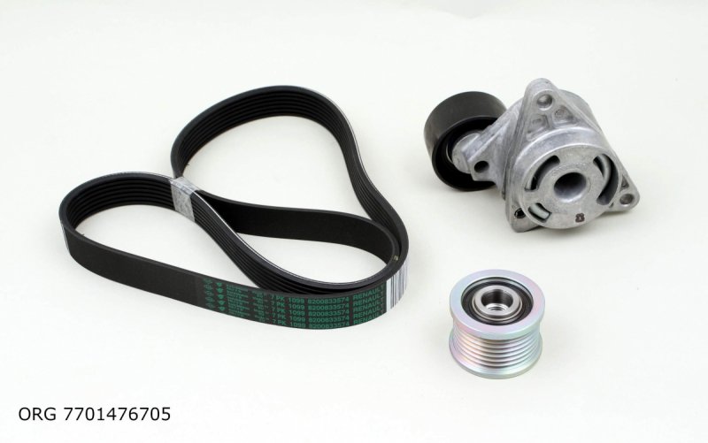 Original  TENDEUR DE COURROIE Renault 2.0/2.3DCI MASTER 10- COMPLET 7PK1975, 7701476645