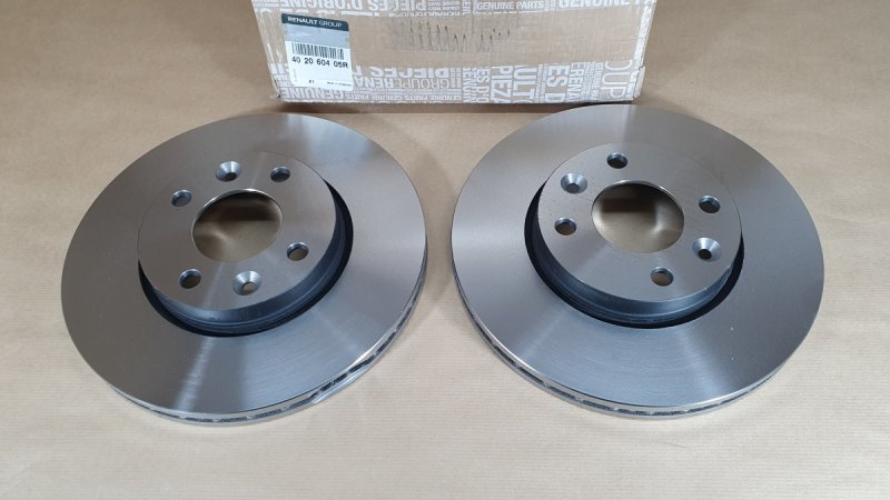 Jeu de disques de frein avant d'origine Renault Clio IV Twingo III, 402060405R