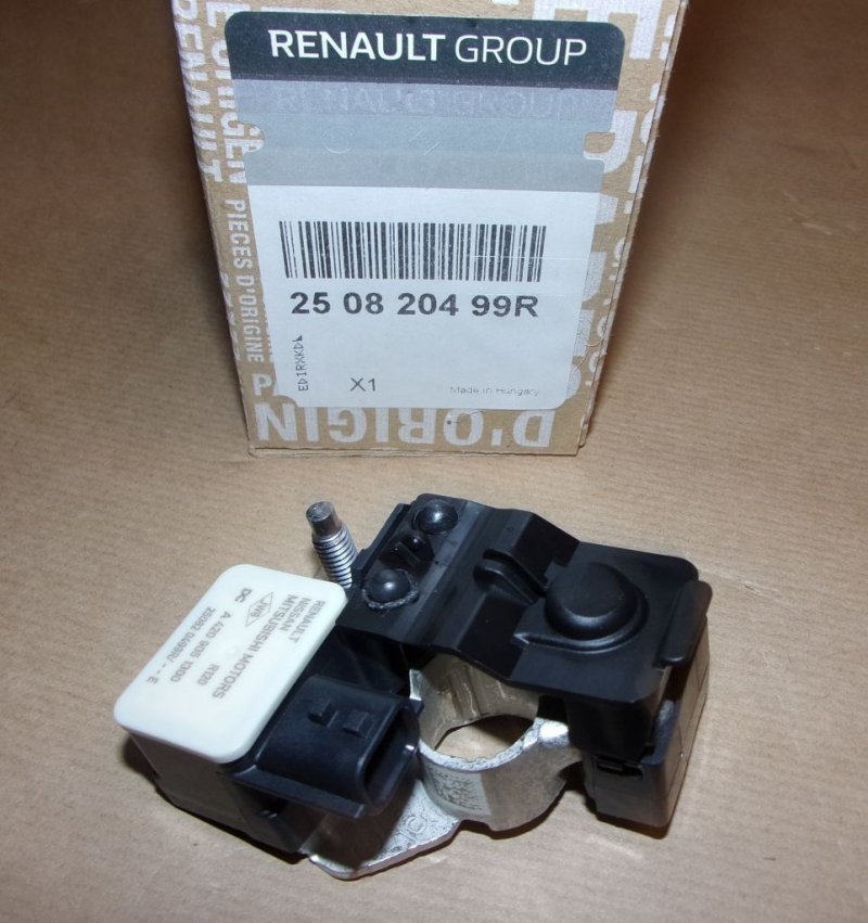 Cosse négative (borne –) de batterie d’origine pour Renault Trafic III, Clio V, Kangoo III , 250820499R
