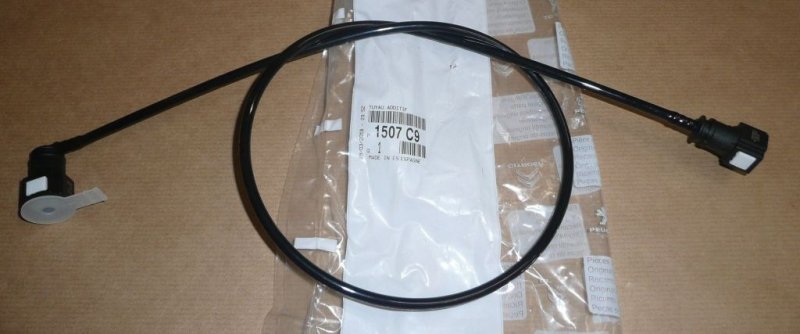 Conduite d'additif pour carburant Citroën C3, Peugeot 207, 1507.C9, 1507C9