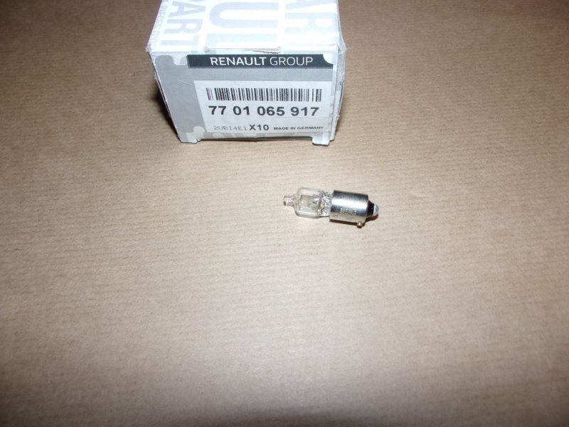 Original  Ampoule H6W Renault Scénic II, Renault Grand Scénic II ,  7701065917