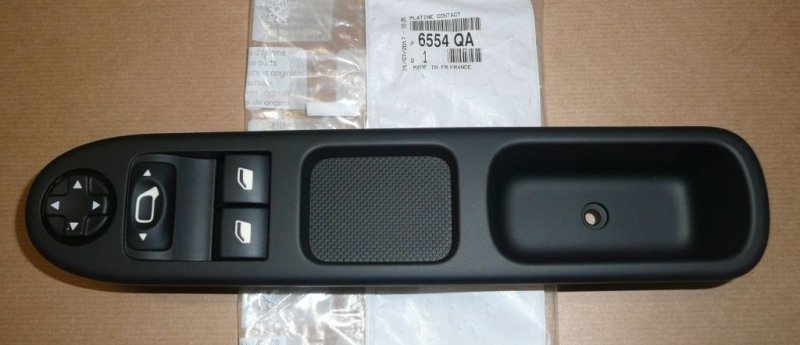 Interrupteur de lève-vitre d'origine Peugeot 207 6554QA, 6554.QA