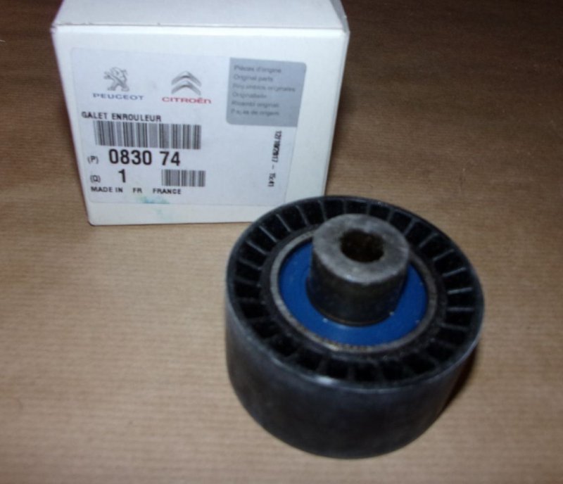 Rouleau de guidage de distribution Citroën C4, Citroën C5 (X7) 2.0 HDI, 0830.74, 083074