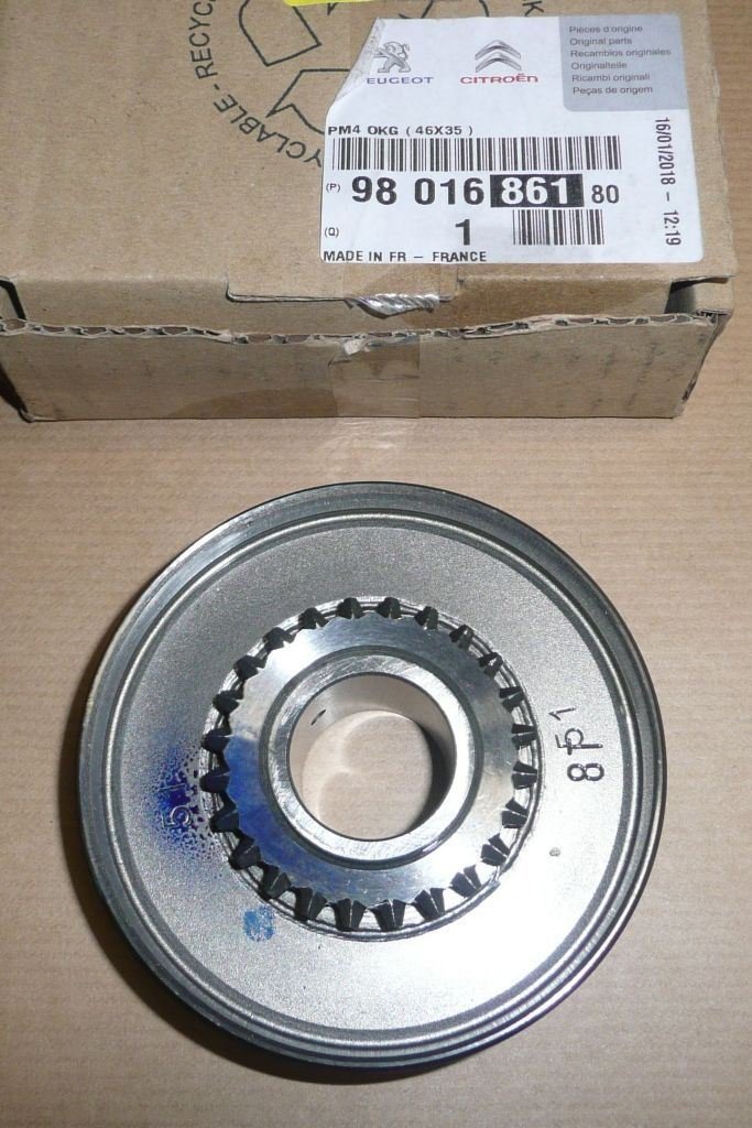 Engrenage de 4ème vitesse Citroen C3 BE4T/BE4/5 O, 9801686180, 9801686180,