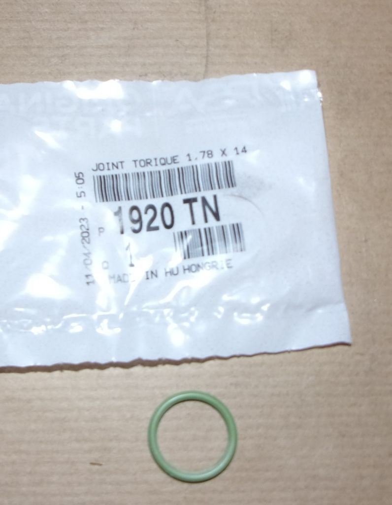 Joint de l'électrovanne de distribution Citroën C1, Citroën C3, Peugeot 108, 1920.TN, 1920TN