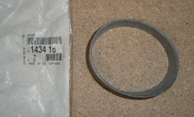 Joint de conduit d'air Citroën C2, Citroën C3, 1434.16, 143416