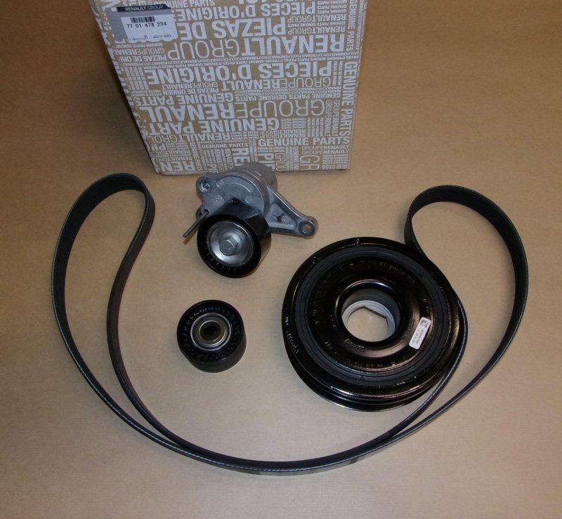 Original  Kit de distribution complet Renault Laguna III 2.0DCI Renault Scenic III, Renault Koleos , 7701478234