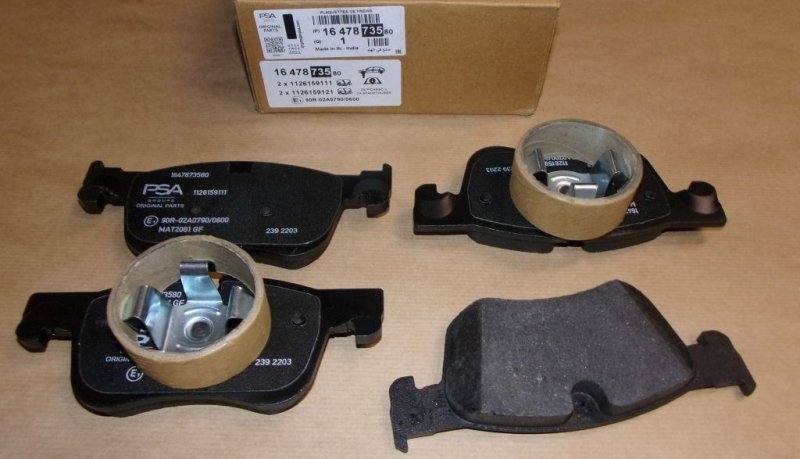 Original  Plaquettes de frein Citroën C4 Picasso II avant 2013|} système de freinage ATE ,  1647873580