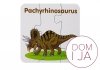 Puzzle Edukacyjne Dinozaury Angielski 10 Połączeń