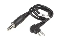 Przewód z wtykami: Motorola 2-way na Military plug