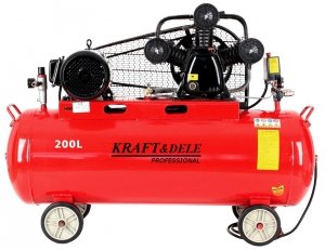 Kompresor olejowy 200L 3 Tłoki KD1474 + Seperator