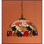 Lampa żyrandol zwis witraż JESIEŃ 30cm 