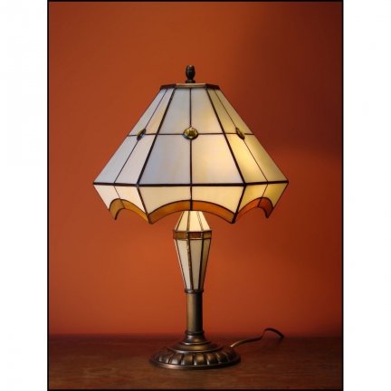 Lampka witrażowa nocna biurkowa PIERO H-48cm