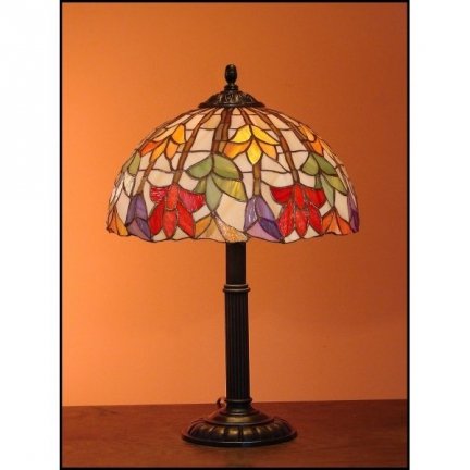 Lampka witrażowa lampka nocna biurkowa STORCZYK H-48cm