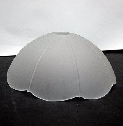 Klosz szklany duży 34cm do żyrandoli,lamp,E27