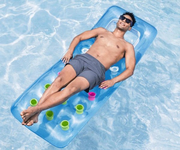 Bestway 43040 Dmuchany materac plażowy Niebieski mat 1.88m x 71cm