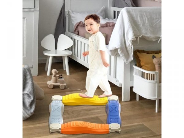 Ścieżka Sensoryczna Dla Dzieci KAMIENIE BALANSUJĄCE Do Ćwiczenia Równowagi Trening Równowagi