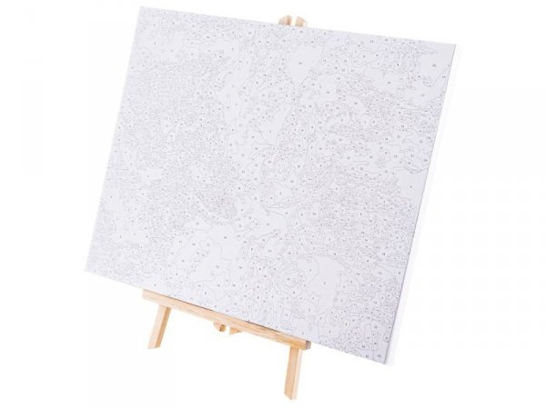 Drewniana Sztaluga Malarska, Stołowa, Trójnożna Malowanie Po Numerach