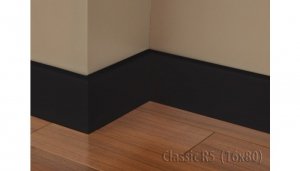 Cokół MDF Plus Classic R5 16x80x2440mm czarny