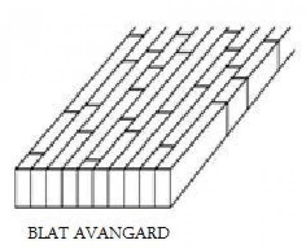  Blat jesion lity avangard 38x600x 3000mm kl.AB