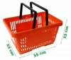 Shopping basket, 22 Liter yellow