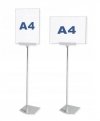 Information Stand A4 with height regulation.