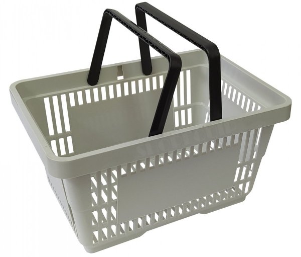 Shopping basket, 22 Liter grey