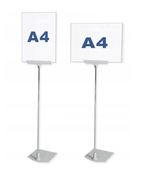 Information Stand A4 with height regulation.
