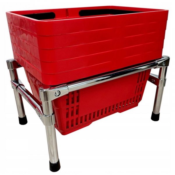 Stand, base for shopping baskets 22l