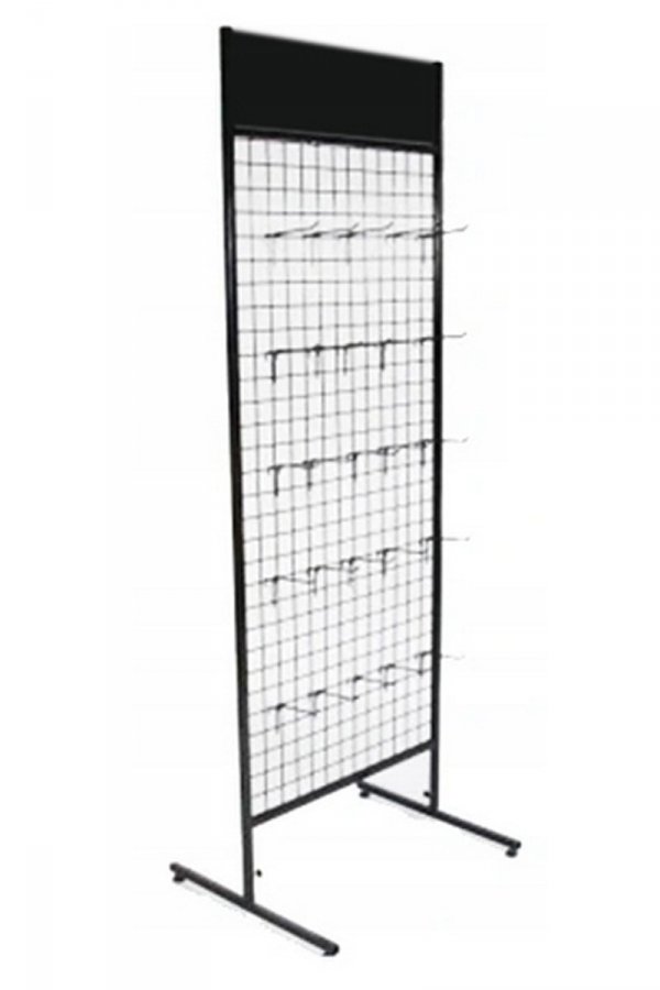 Display stand with 25 hooks