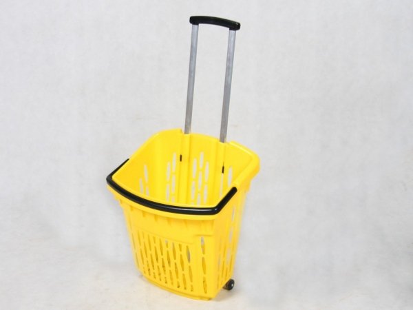 Shopping basket, 40 Liter yellow