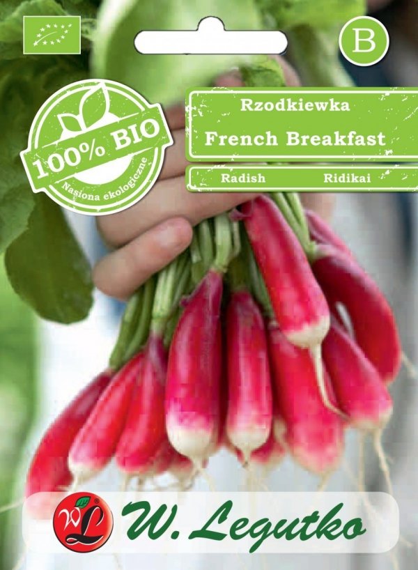 bio nasiona rzodkiewka french breakfast