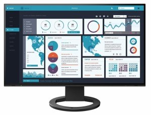 EIZO FlexScan EV2495-BK - monitor 24, 1920 x 1200, WUXGA, 16:10, z daisy chain, karta sieciowa (czarny)