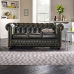 Skórzana sofa w stylu chesterfield Windsor Slim 200 cm