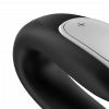 Satisfyer Double Fun Black - wibrator dla par (czarny)