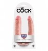 King Cock podwójne dildo - U-Shaped Large Double Trouble sztuczny penis (cielisty)