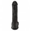 King Cock wielkie czarne dildo - 13'' Cock with Balls sztuczny penis (czarny)