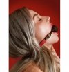 Taboom Silicone Ball Gag Red - knebel (czerwony)