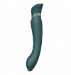 Zalo Legend Queen Set G-Spot Pulse Wave Vibrator - Wibrator Ekskluzywny (zielony)