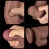 16'' Dual Layered Bendable Silicone Cock XXL(Flesh)