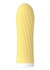 Stymulator-Rechargeable Silicone Touch Vibrator USB 10 Functions - Yellow