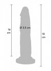 Dildo-COCK 7 INCH BLACK