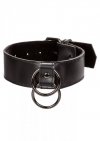 Collar With Chain Leash Black