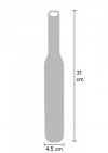 Spiked Paddle Large Black